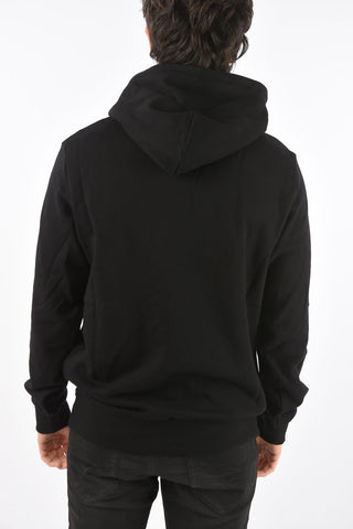 sweatshirt S-GIRK-HOOD-N1 with front logo print