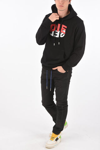sweatshirt S-GIRK-HOOD-N1 with front logo print
