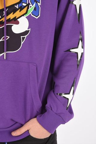 maxi patch pocket CL-S-GIRK sweatshirt with printed profiles