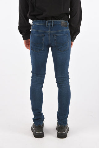 15,5cm denim stretch SLEENKER-X skinny fit jeans with logo buttons L32