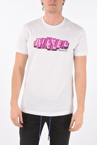 t-shirt T-DIEGOS-E32 con stampa logo