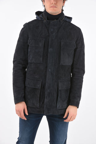 ID Shearling Coat with Hood