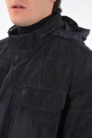 ID Shearling Coat with Hood