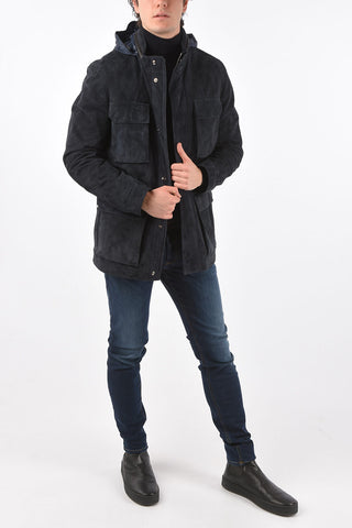 ID Shearling Coat with Hood