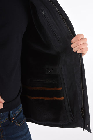 ID Shearling Coat with Hood