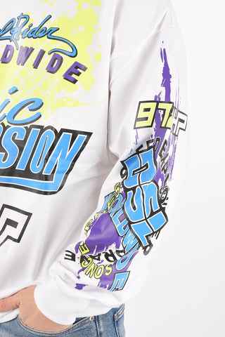 printed S-MARTGUS crew-neck sweatshirt
