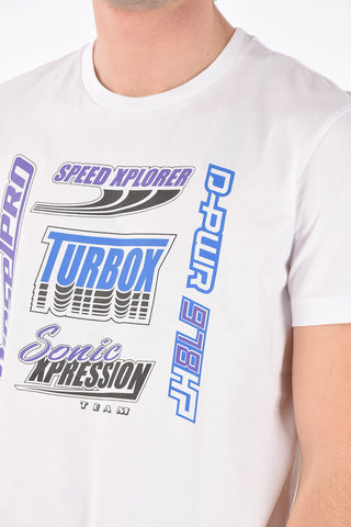 t-shirt girocollo T-DIEGOS-K38 con stampa