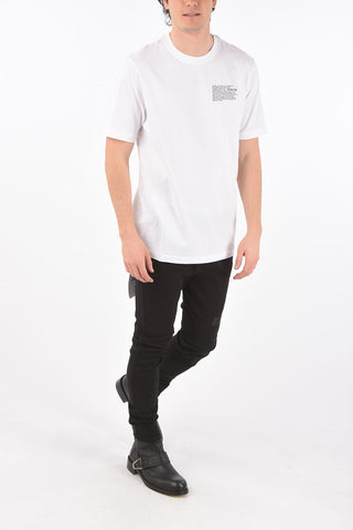 back printed cotton T-JUST-Y1 crew-neck t-shirt