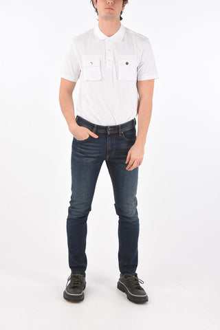 jeans slim fit THOMMER-X a 5 tasche con passanti 17cm L32