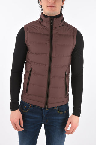ID Sleeveless Down Jacket with Detachable Hood