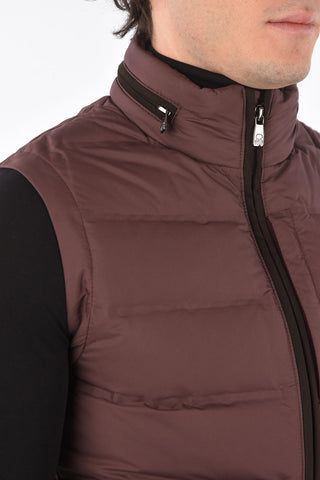 ID Sleeveless Down Jacket with Detachable Hood