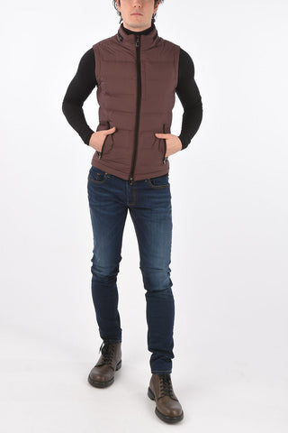 ID Sleeveless Down Jacket with Detachable Hood
