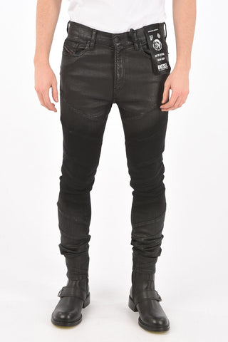 14cm Coated Cotton D-AMNY-Y-SP3 skinny fit jeans L32