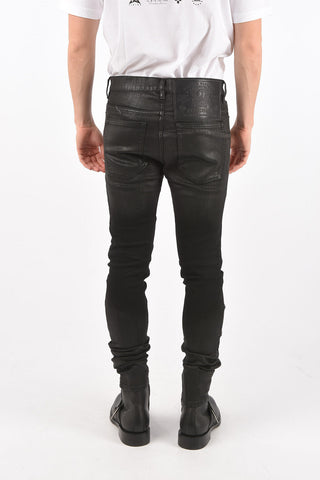 14cm Coated Cotton D-AMNY-Y-SP3 skinny fit jeans L32