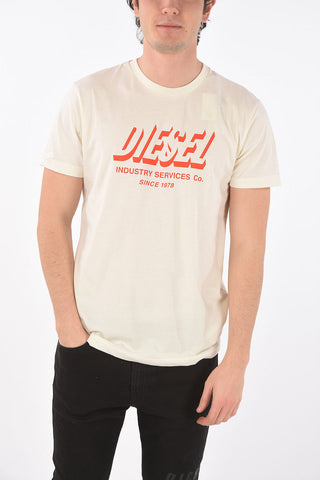 front maxi printed logo T-DIEGOS-A5 t-shirt