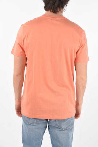 crew-neck T-DIEGOS-X45 t-shirt with front embroidery