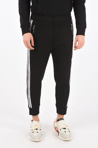 neoprene skinny fit jogger pants