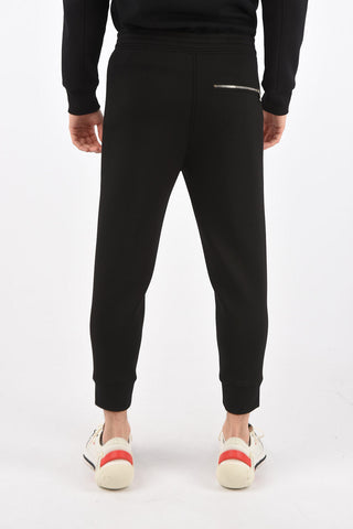 neoprene skinny fit jogger pants