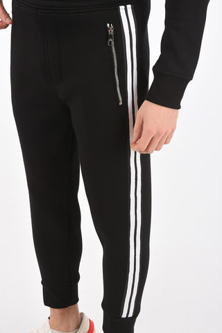 neoprene skinny fit jogger pants