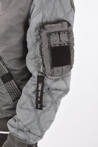 2 pockets hooded J-LAGASH bomber with zip closure