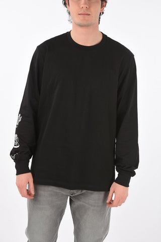 long sleeve T-JUST-LS-X90 t-shirt with print on the back