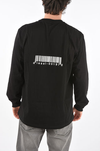 long sleeve T-JUST-LS-X90 t-shirt with print on the back