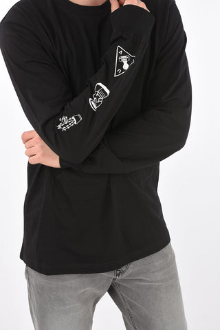 long sleeve T-JUST-LS-X90 t-shirt with print on the back