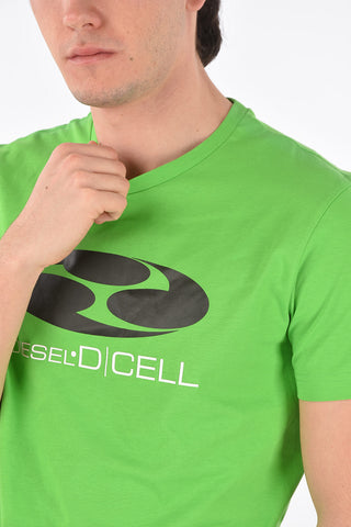 solid color T-DIEGOS-K40 crew-neck t-shirt