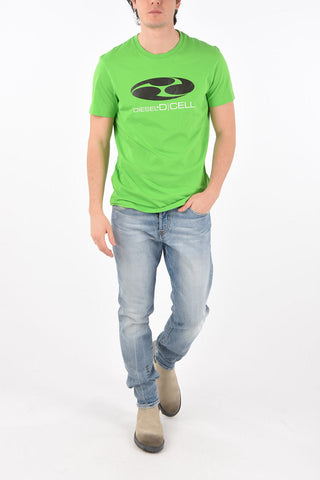 solid color T-DIEGOS-K40 crew-neck t-shirt
