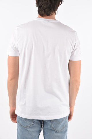 cotton T-DIEGOS-LAB crew-neck t-shirt with embroidery logo