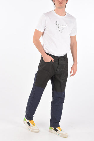 19cm cargo D-AZERR-SP-NE jogg jeans with coated cotton Upper Part L32