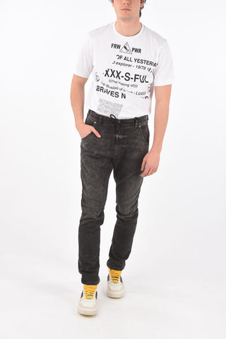 17cm acid wash tapered fit KROOLEY-E-NE jogg jeans L32