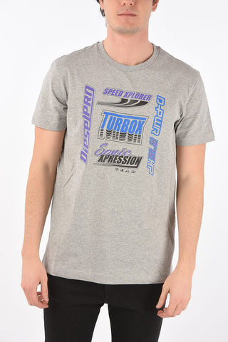 printed cotton T-DIEGOS-K38 t-shirt