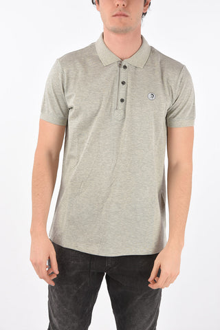 piquè cotton T-HART polo shirt with zip detail