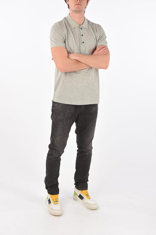 piquè cotton T-HART polo shirt with zip detail