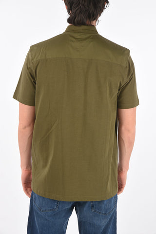 double layer 3 buttons T-ERPOLOCK polo shirt with front breast pockets