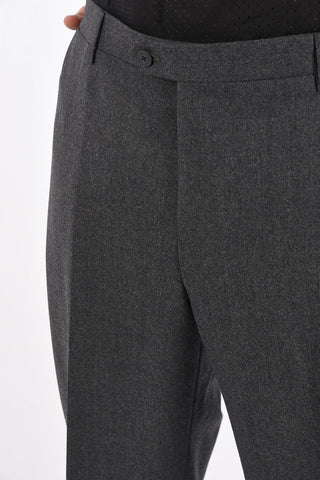 Virgin Wool LEADER Pants with Pleat