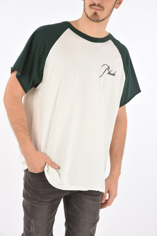 Embroidered baseball t-shirt