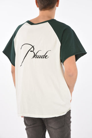 Embroidered baseball t-shirt