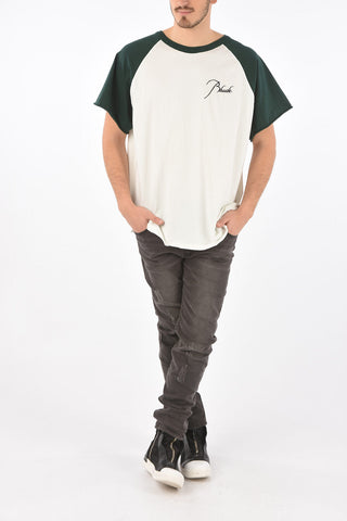 Embroidered baseball t-shirt