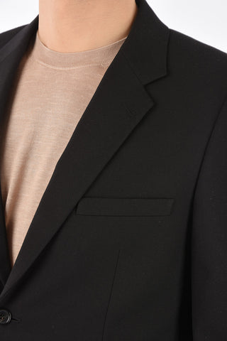 2 Button Flap Pocket Wool Blazer