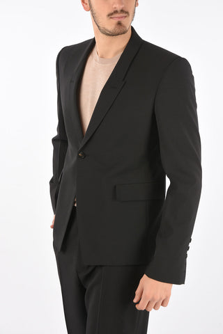 1 Button Flap Pocket Blazer