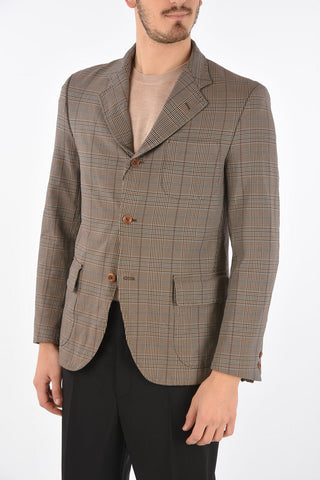 Single-breasted District Check Blazer