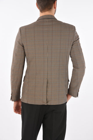 Single-breasted District Check Blazer