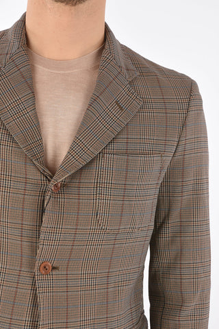 Single-breasted District Check Blazer