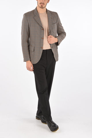 Single-breasted District Check Blazer