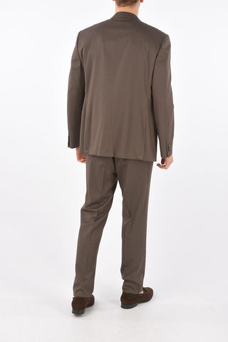 virgin wool side vents notch lapel 2-button suit