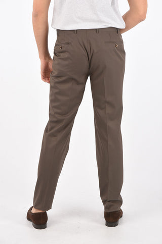 virgin wool side vents notch lapel 2-button suit