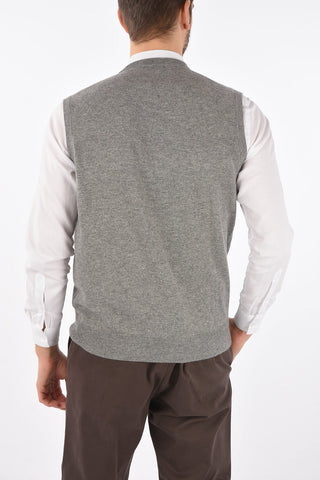 V Neck Cashmere Vest