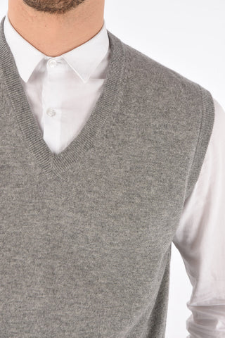 V Neck Cashmere Vest